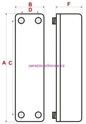 Výměník tepla Sanitline SL‑16‑26 35 kW 1" + izolace