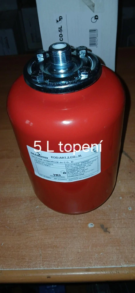 Expanzní nádoba DIAMOND ART.2 – pro ústřední topení | 5 L