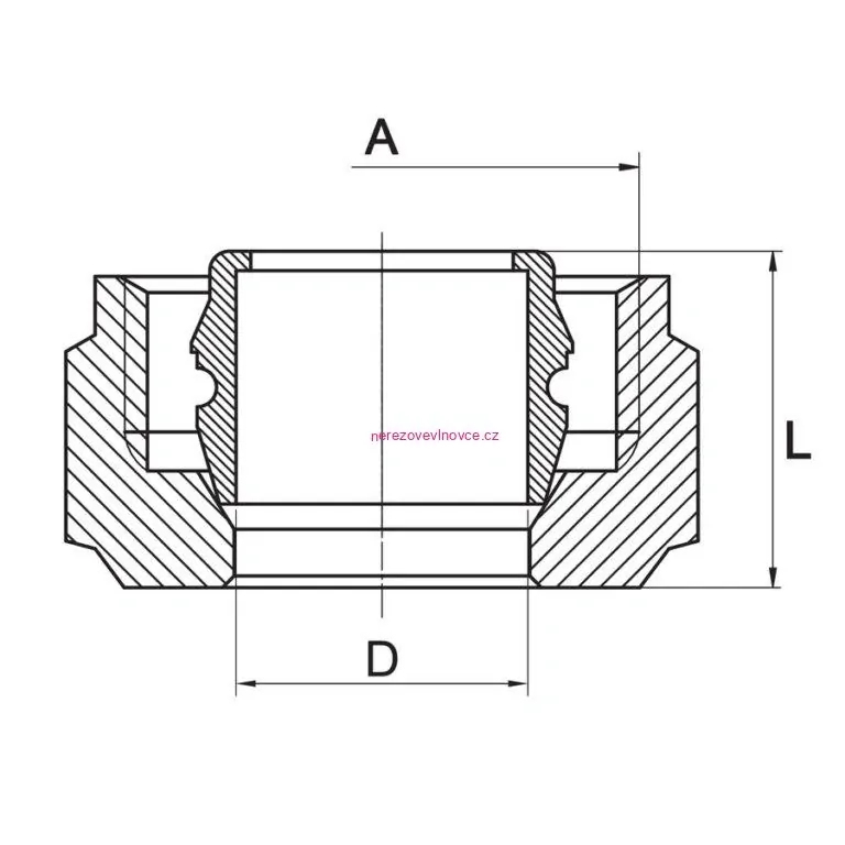 Svěrný adaptér 3/4" x 15mm na měděnou trubku