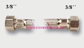 Nerezová flexi hadička M 3/8" x M 3/8", 30 cm
