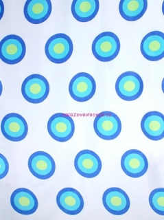 Sprchový závěs Frisby Blue