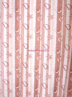 Sprchový závěs Pink Naturál