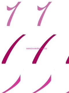 Sprchový závěs Silky pink
