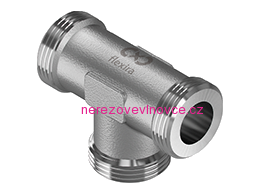 Nerezový T-kus 3x3/4"vnější závit Flexira